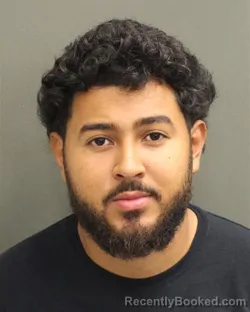 Mugshot of DIEGO FABRICIO MEJIAMORALES booked in Orange County, Florida on April 16, 2026