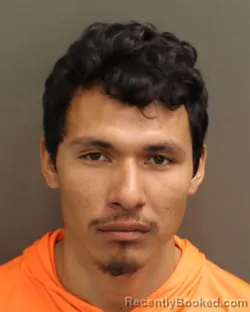Mugshot of WILMER OBDIEL ARIASPELAEZ booked in Orange County, Florida on April 16, 2026