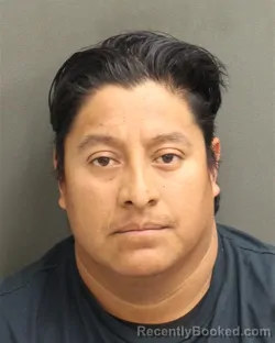 Mugshot of SANTIAGO ISAIAS LOPEZRODRIGUEZ booked in Orange County, Florida on April 16, 2026