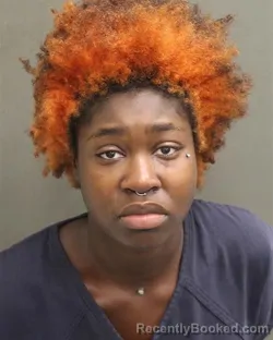 Mugshot of KEYONIA MIA WILLIAMS booked in Orange County, Florida on April 16, 2026