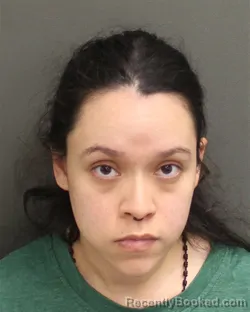 Mugshot of DENISE COLLAZO booked in Orange County, Florida on April 16, 2026