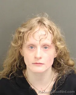 Mugshot of SARAH ROSE STAUSS booked in Orange County, Florida on April 17, 2026