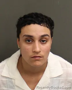 Mugshot of ALEXA EVELYN CRUZ booked in Orange County, Florida on April 17, 2026
