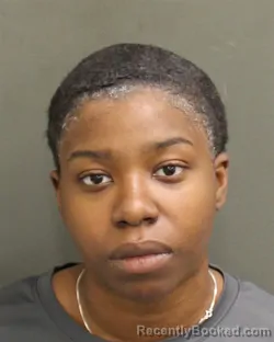 Mugshot of NYASIA VALONA MILLER booked in Orange County, Florida on April 18, 2026