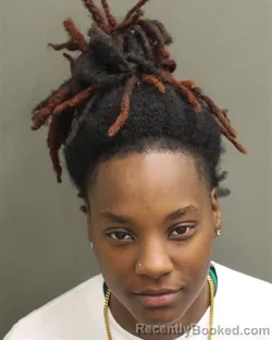 Mugshot of RAVEN SIMONE BURNER booked in Orange County, Florida on April 18, 2026