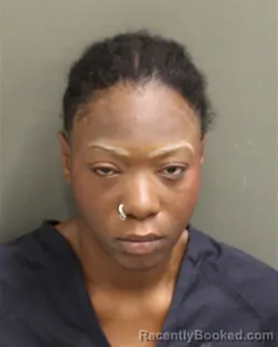 Mugshot of KIERRA PATRICE WILLIAMS booked in Orange County, Florida on April 18, 2026