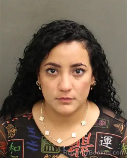 Mugshot of DANIELA ROJASLONDONO booked in Orange County, Florida on April 19, 2026