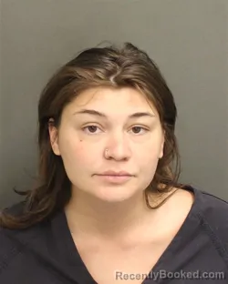 Mugshot of RACHEL GRACE HOLGATE booked in Orange County, Florida on April 19, 2026