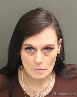 Mugshot of LISA MARIE FRY booked in Orange County, Florida on April 20, 2026