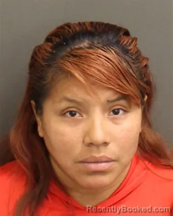 Mugshot of CELINA PEREZMARTIN booked in Orange County, Florida on April 21, 2026