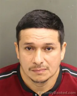 Mugshot of WALTER DENIS MEJIABEJARANO booked in Orange County, Florida on April 21, 2026