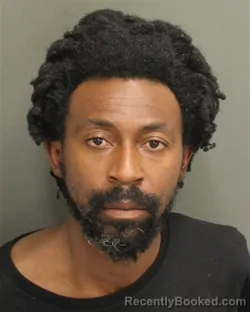 Mugshot of MARCEL LARNARD JOHNSON booked in Orange County, Florida on April 21, 2026