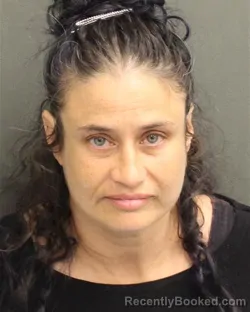 Mugshot of ALEXANDRA SANTIAGO booked in Orange County, Florida on April 22, 2026
