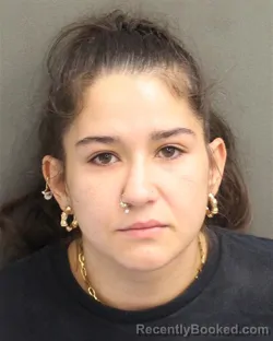 Mugshot of XICA ESTRELLA GALLEGOS booked in Orange County, Florida on April 23, 2026