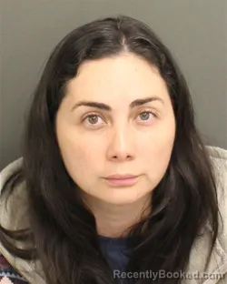 Mugshot of DESIREE C BARCASALAS booked in Orange County, Florida on April 24, 2026