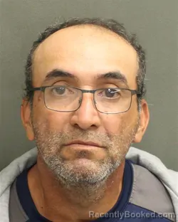 Mugshot of ADRIAN GONZALEZ MERCADO booked in Orange County, Florida on April 24, 2026
