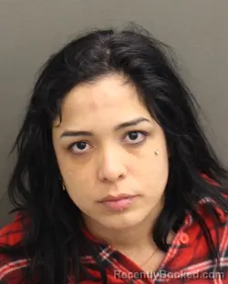 Mugshot of XIOMARA FERRERRODRIGUEZ booked in Orange County, Florida on April 25, 2026