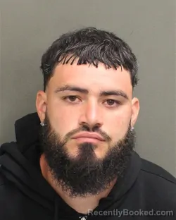 Mugshot of EDGAR DANIEL RUIZ booked in Orange County, Florida on April 25, 2026