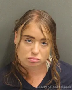 Mugshot of DANIELA ISABEL MERCED booked in Orange County, Florida on April 28, 2026