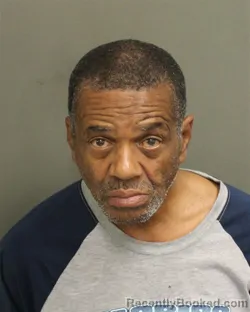 Mugshot of DARRYL LEVON HANKERSON booked in Orange County, Florida on April 28, 2026
