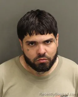 Mugshot of DIEGO ALEJANDRO GARMENDIAPOLA booked in Orange County, Florida on April 28, 2026