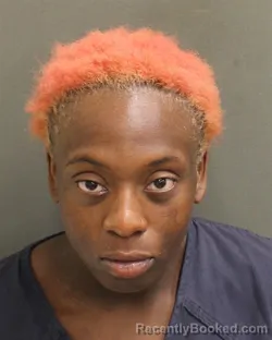 Mugshot of KEYUNA KADEISHA DAS DAVIS booked in Orange County, Florida on April 30, 2026