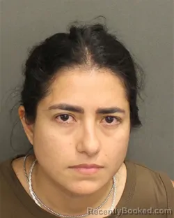 Mugshot of ESTEFANIA BARRIOSCORRALES booked in Orange County, Florida on April 30, 2026