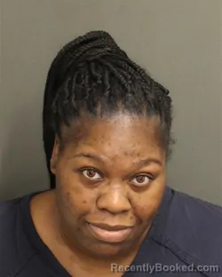 Mugshot of RIKEISHIA LYNNETTE HOLMES booked in Orange County, Florida on May 1, 2026