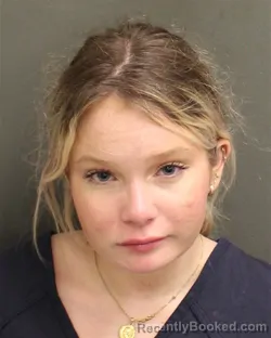 Mugshot of BRYNN VICTORIA GRASMEDER booked in Orange County, Florida on May 1, 2026