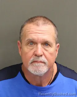 Mugshot of MARK ALAN SPICER booked in Orange County, Florida on May 1, 2026