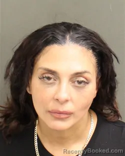 Mugshot of LINA ZAZAEVNA KHUDASHVILI booked in Orange County, Florida on May 2, 2026