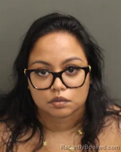 Mugshot of SARAH ALYSSA RUPNARAIN booked in Orange County, Florida on May 3, 2026