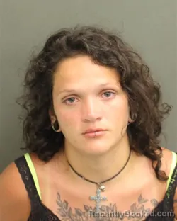 Mugshot of SAMANTHA NICOLE BOND booked in Orange County, Florida on May 3, 2026