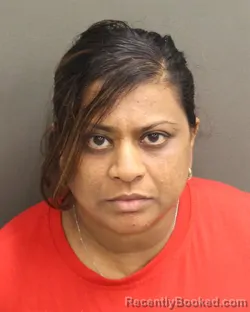 Mugshot of DEVI SOORSATIE RAMPRASAD booked in Orange County, Florida on May 4, 2026