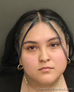 Mugshot of LISETTE SAUCEDOESTRADA booked in Orange County, Florida on May 5, 2026