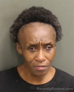 Mugshot of CHARMAINE ISAAC booked in Orange County, Florida on May 5, 2026