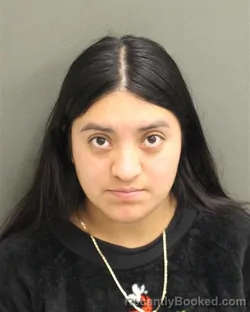 Mugshot of ANDREITA ROSVI MIRANDA booked in Orange County, Florida on May 7, 2026