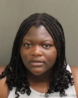 Mugshot of NTAJHA LEACH booked in Orange County, Florida on May 7, 2026
