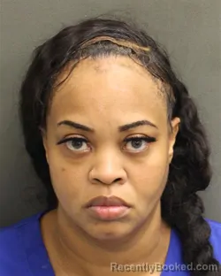 Mugshot of SHAKERA ROCQUEL ROZIER booked in Orange County, Florida on May 8, 2026