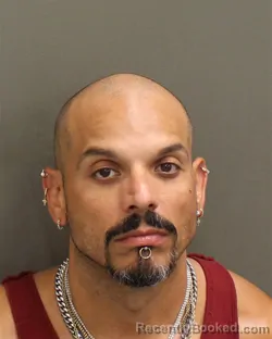 Mugshot of DAVID NOEL ACEVEDO booked in Orange County, Florida on May 8, 2026