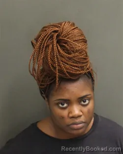 Mugshot of NAISHA ABEGIA HITCHMAN booked in Orange County, Florida on May 8, 2026