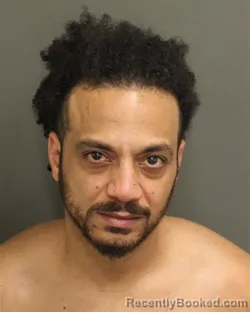 Mugshot of HIRAM ALEXIS STELLA DIAZ booked in Orange County, Florida on May 8, 2026