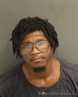 Mugshot of CALEB MKADDESH LINK booked in Orange County, Florida on May 8, 2026