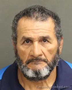 Mugshot of JUAN VALLEJO SANCHEZ booked in Orange County, Florida on May 9, 2026