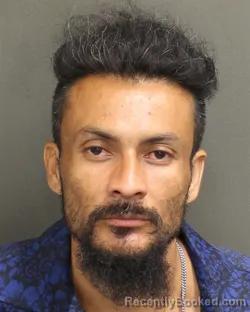 Mugshot of KELVIN NOEL OSORTO booked in Orange County, Florida on May 10, 2026