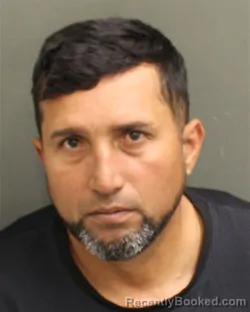 Mugshot of JOSE ANDRES URBINA booked in Orange County, Florida on May 10, 2026