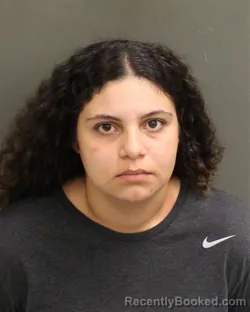 Mugshot of PAOLA MARIE BURGOS booked in Orange County, Florida on May 10, 2026