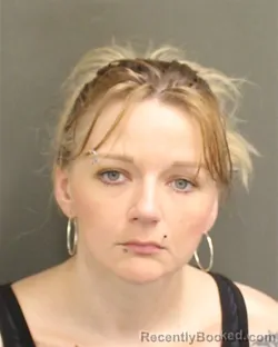 Mugshot of CHRISTINE ANN ZIEBA booked in Orange County, Florida on May 11, 2026