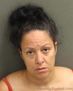 Mugshot of GEOVANNA AILEEN PASTORIZA booked in Orange County, Florida on May 12, 2026