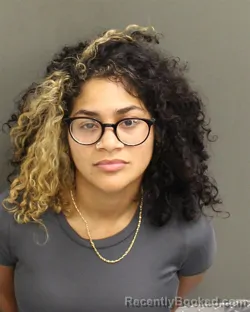 Mugshot of MIOARA CRYSTAL FIORENTINODELGADO booked in Orange County, Florida on May 12, 2026